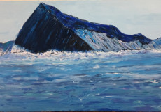 The Iceberg-115x200-Oil on Canvas